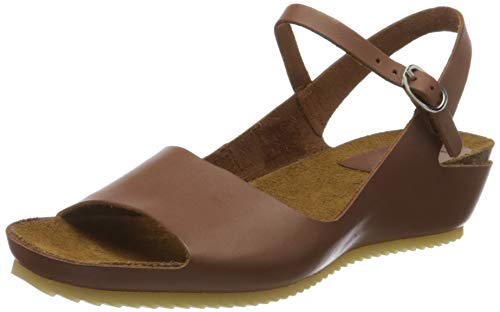 Kickers Takika, Sandalias de Punta Descubierta Mujer, Marrón (Marron 9), 38 EU