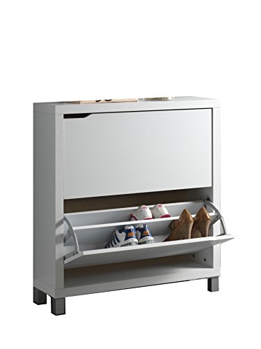 Kit Closet Kubox - Zapatero, 2 Puertas, Color Blanco , madera