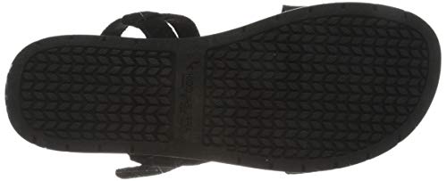 Koolaburra by UGG Women's Haisley Sandal, Black, 38 EU