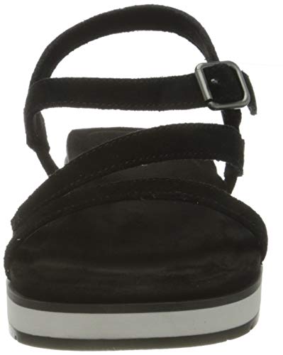 Koolaburra by UGG Women's Haisley Sandal, Black, 38 EU