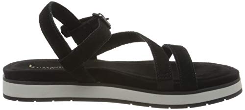 Koolaburra by UGG Women's Haisley Sandal, Black, 38 EU