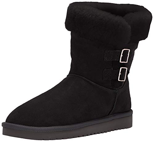 Koolaburra by UGG Women's Sulana Short Boot, Black, 43 EU