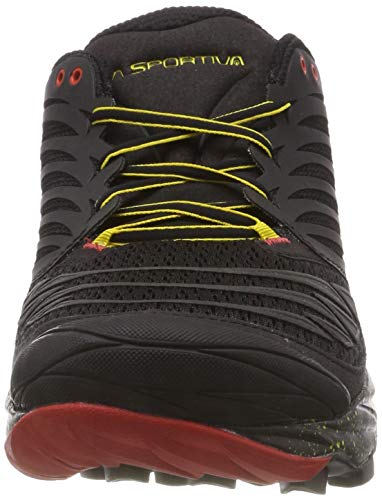 La Sportiva Akasha Trail Running Calzado para Hombre, Multicolor (Red/Black/Yellow), 42 EU