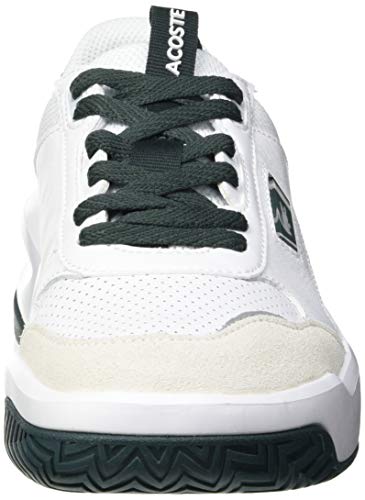 Lacoste Ace Lift 0120 2 SFA, Zapatillas Mujer, Blanc Wht Dk Grn, 39.5 EU