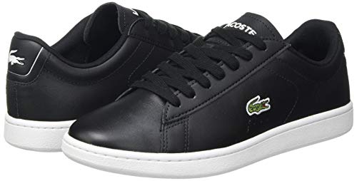 Lacoste Carnaby EVO 0120 5 SFA, Zapatillas Mujer, Blk Wht, 38 EU