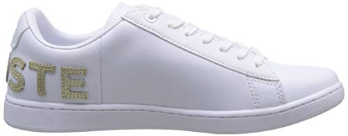 Lacoste Carnaby EVO 120 6 Us SFA, Zapatillas Mujer, Color Blanco, 421 g, 37 EU