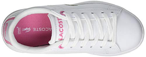 Lacoste Carnaby EVO BL 2 SUC, Zapatillas Unisex Niños, Blanco (B53 White/Pink), 31 EU