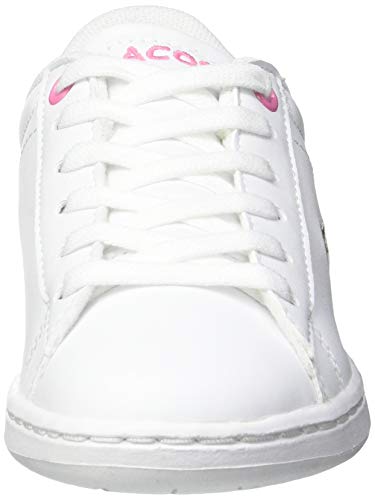 Lacoste Carnaby EVO BL 2 SUC, Zapatillas Unisex Niños, Blanco (B53 White/Pink), 31 EU