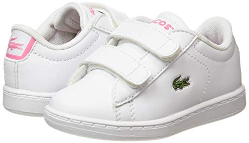 Lacoste Carnaby EVO BL 2 SUI, Zapatillas Unisex Niños, Blanco (B53 White/Pink), 26 EU