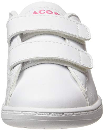 Lacoste Carnaby EVO BL 2 SUI, Zapatillas Unisex Niños, Blanco (B53 White/Pink), 26 EU