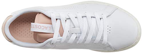 Lacoste Carnaby EVO Light-WT 120 1, Zapatillas Mujer, Blanco/Rosa/Blanco, 35.5 EU