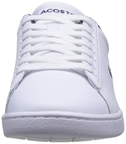 Lacoste Carnaby EVO Tri 1 SFA, Zapatillas Mujer, Blanco (Wht/Nvy/Red), 41 EU