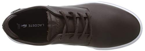 Lacoste ESPARRE BL 1 CMA, Zapatillas Hombre, Marrón (Dark Brown/White), 46 EU