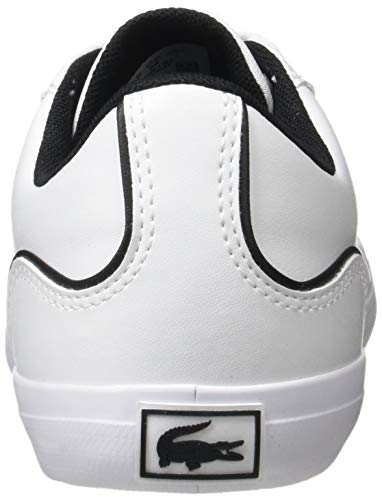 Lacoste Lerond 0120 1 CFA, Zapatillas Mujer, Blanc Wht Blk, 40 EU