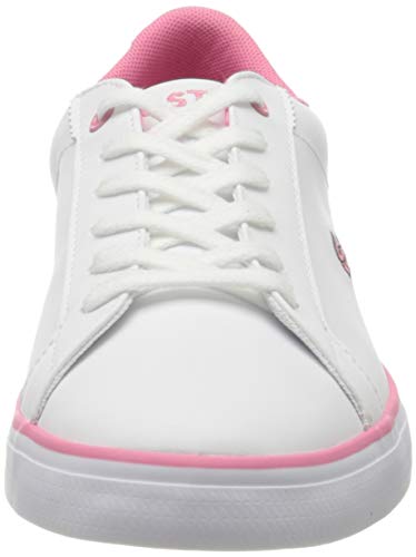 Lacoste Lerond BL 2 CUJ, Zapatillas, Blanco (B53 White/Pink), 36 EU