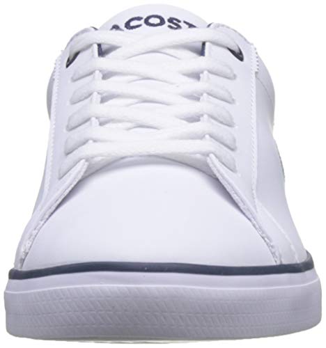 Lacoste Lerond BL 2 CUJ, Zapatillas Unisex Adulto, Blanco (White/Navy), 37 EU