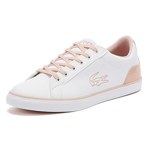 Lacoste Lerond White 39CUJ0014 Zapatillas para Mujer, 36