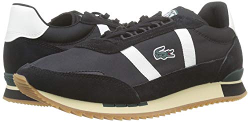 Lacoste Partner Retro 319 1 SMA, Zapatillas Hombre, Negro (Black/Offwhite), 42 EU