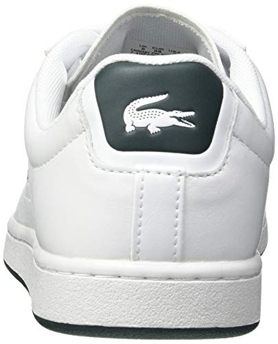 Lacoste Sport Carnaby EVO 0721 2 SFA, Zapatillas Mujer, Wht Dk Grn, 41 EU