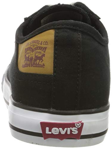 Levi's 222984-733-59, Zapatillas de Lona Mujer, Negro, 37 EU