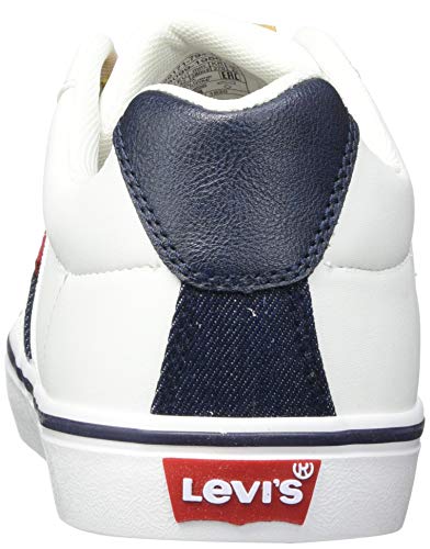 LEVIS FOOTWEAR AND ACCESORIAS Turner, zapatos de hombre, blanco, 42