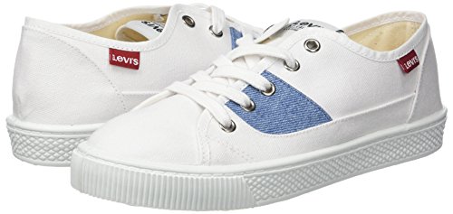 Levis Footwear and Accessories Malibu S, Zapatillas para Mujer, Blanco (B White 50), 36 EU