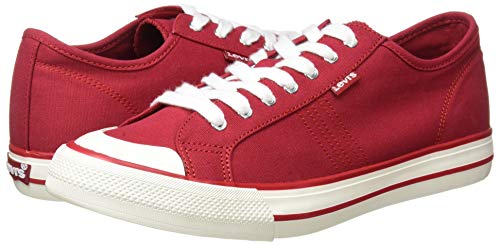 Levi's Hernandez, Zapatillas Hombre, Brillant Red, 43 EU