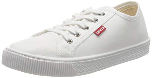 Levi's Malibu Beach S, Zapatillas Mujer, Blanco (B White 50), 41 EU