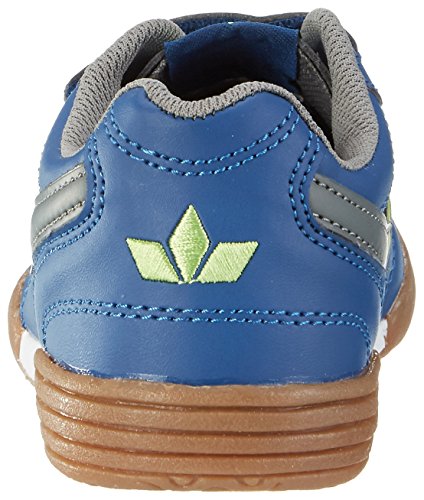 Lico Bernie V, Zapatillas Deportivas para Interior Unisex Niños, Azul (Marine/Grau/Lemon), 37 EU