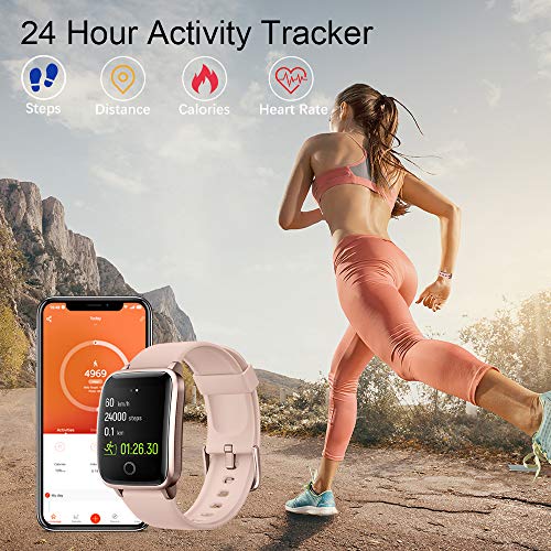 LIFEBEE Smartwatch, Reloj Inteligente Impermeable IP68 con Monitor de Sueño Pulsómetros Cronómetros Contador de Caloría, Pulsera de Actividad Inteligente para Hombre Mujer niños con iOS y Android