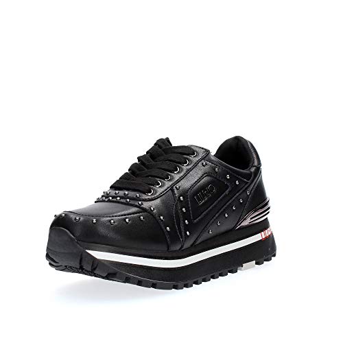 LIU JO Wonder Maxi BF0077 PX087 Zapatillas Mujer Nero 37