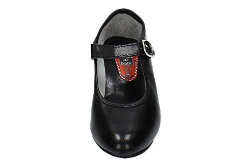 MADE IN SPAIN 15 Zapato DE SEVILLANAS NIÑA Zapatos TACÓN Negro 32