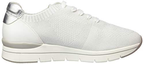 MARCO TOZZI 2-2-23785-24, Zapatillas Mujer, Color Blanco Comb 197, 38 EU