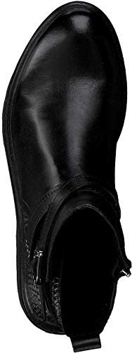 MARCO TOZZI 2-2-25840-35, Botas Cortas al Tobillo Mujer, Negro Antic Comb, 39 EU