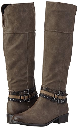 Marco Tozzi 25501, Botas de caña alta Mujer, Marrón (Tobacco A.Comb 322), 36 EU