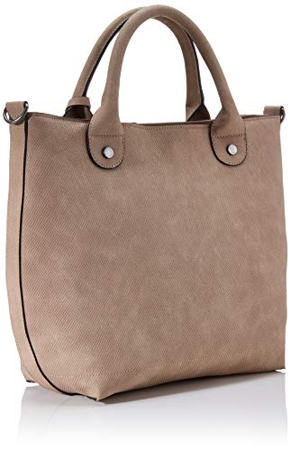 Marco Tozzi Mujer 2-2-61027-24 – Bolso de muñeca 14 x 30 x 40 cm, color Beige, talla 14x30x40 cm (B x H x T)