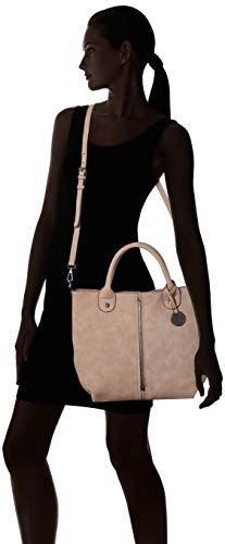 Marco Tozzi Mujer 2-2-61027-24 – Bolso de muñeca 14 x 30 x 40 cm, color Beige, talla 14x30x40 cm (B x H x T)