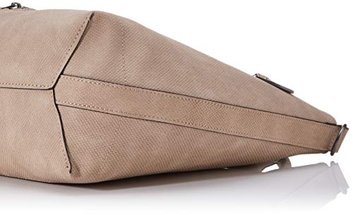 Marco Tozzi Mujer 2-2-61027-24 – Bolso de muñeca 14 x 30 x 40 cm, color Beige, talla 14x30x40 cm (B x H x T)