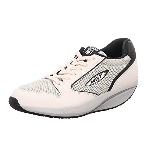 MBT 700709 MBT 1997 Classic W Mujer Zapatos de Cordones,Zapato bamboleo,señora Zapato Equilibrio,Suela Curva,Ivory/Black,41 EU