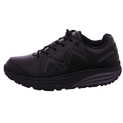 MBT Simba Trainer M, Zapatillas Hombre, Negro Black Black 257f, 43.5 EU