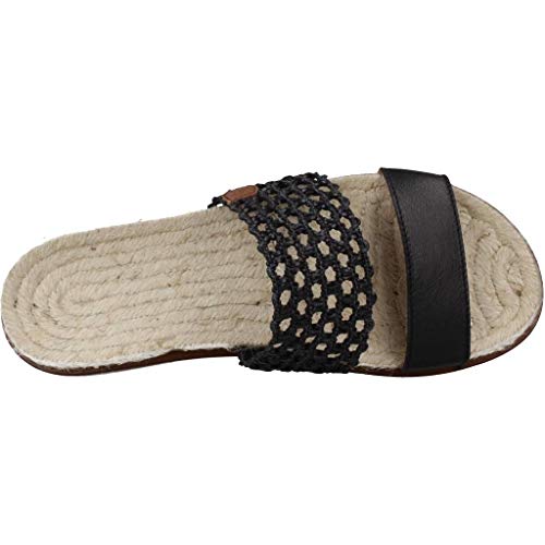 Menorquinas Popa Sandalias Chanclas Mujer 31206P para Mujer Negro 40 EU