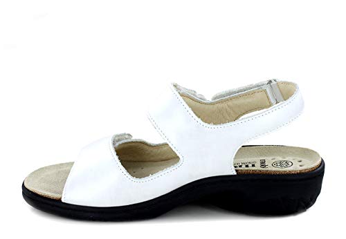 Mephisto GETHA - Sandalias, color plateado, color Blanco, talla 41 EU