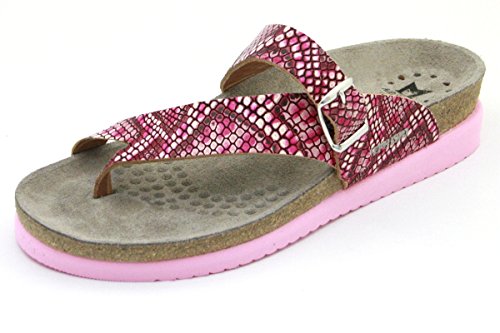 Mephisto Helen Mujeres Sandalias Flops Reptilia 20540 Fuchsia tamaño : 38 EU