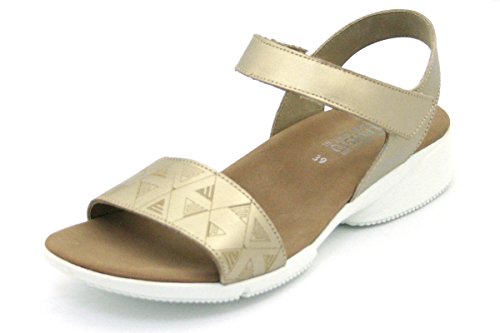 Mephisto Las Sandalias de Las Mujeres con Velcro fabie PERLKID 10153N Platinium tamaño : 40 EU