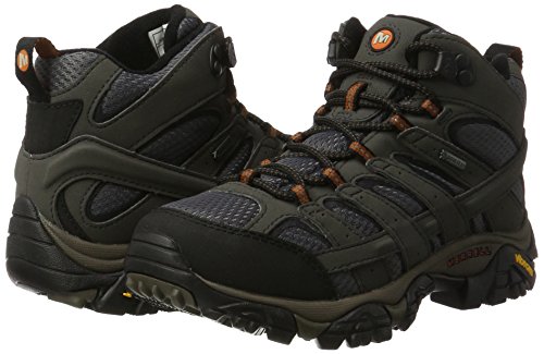 Merrell MOAB 2 Mid GTX, Botas de Senderismo, Sintético Mujer, Gris (Beluga), 36 EU