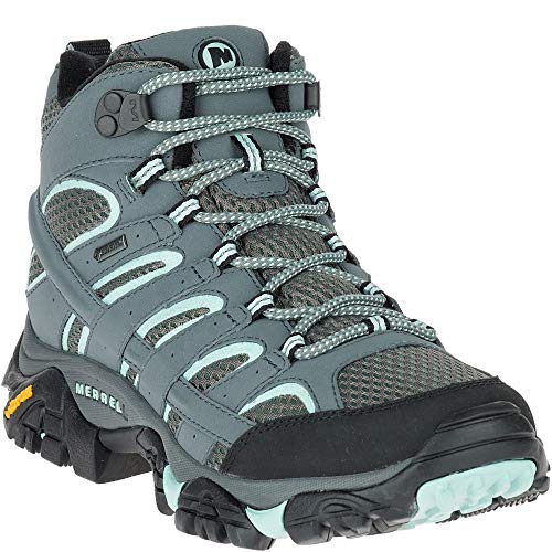 Merrell MOAB 2 Mid GTX, Botas de Senderismo, Sintético Mujer, Gris (Sedona Sage), 40.5 EU