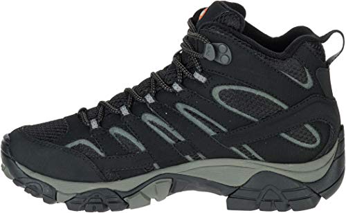 Merrell MOAB 2 Mid GTX, Botas de Senderismo, Sintético Mujer, Negro, 40 EU