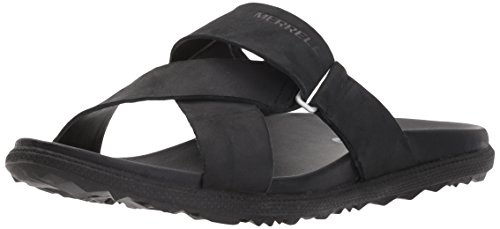 Merrell Sandalias de diapositivas alrededor de la ciudad Sunvue para mujer, Negro (Negro), 37 EU