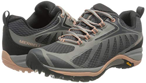 Merrell Siren Edge 3 WP, Zapatillas para Caminar Mujer, Multicolor (Paloma/Melocotón), 42.5 EU