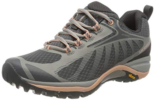 Merrell Siren Edge 3 WP, Zapatillas para Caminar Mujer, Multicolor (Paloma/Melocotón), 42.5 EU